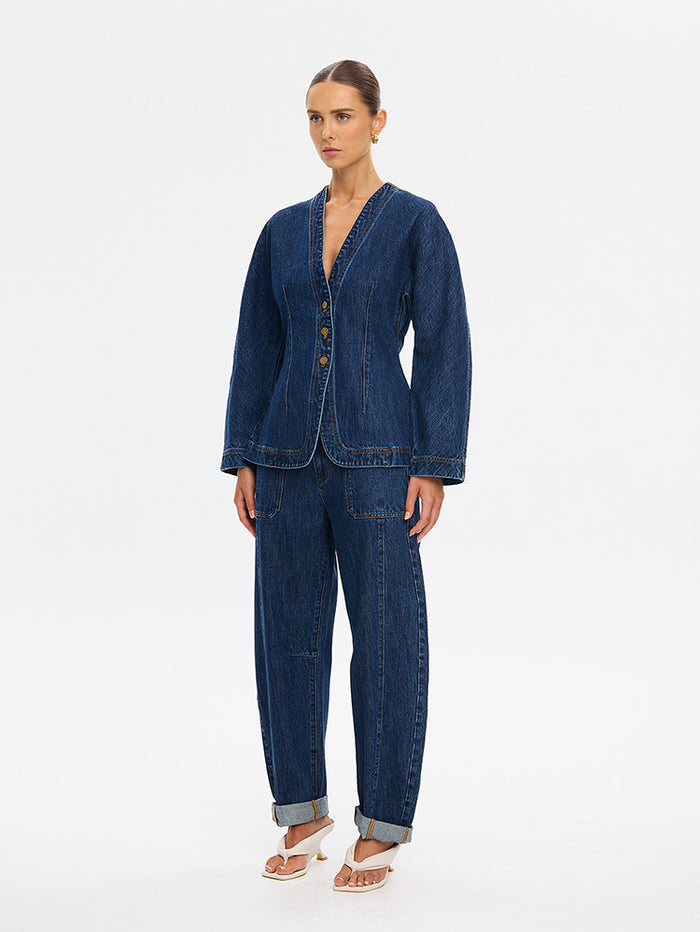 Jessica Denim Barrel Jacket
