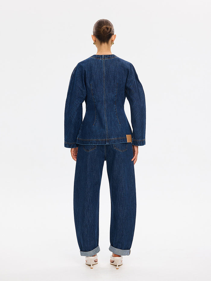 Jessica Denim Barrel Jacket
