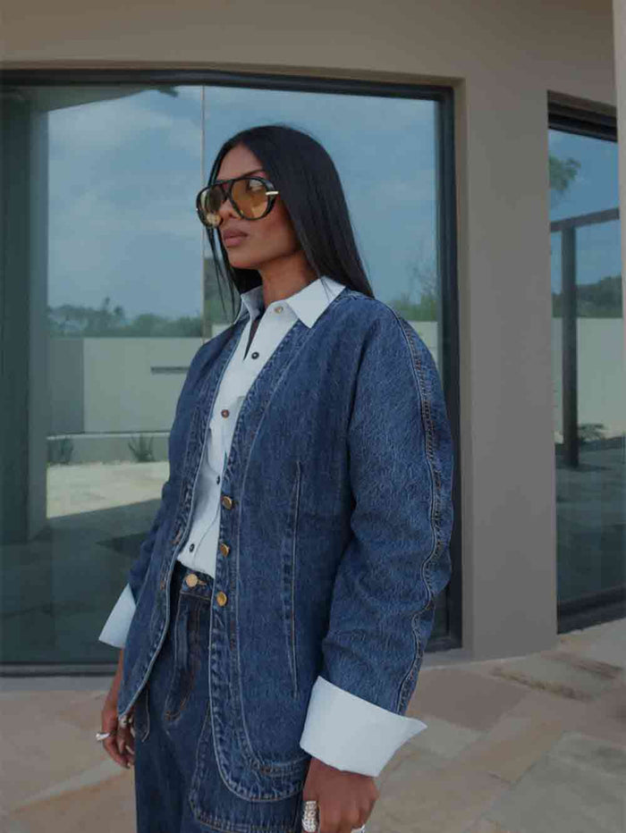 Jessica Denim Barrel Jacket