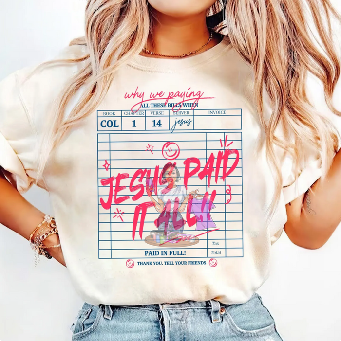 Jesus Paid It All