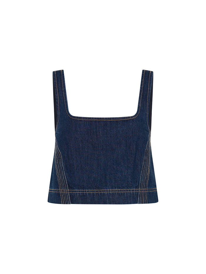 Joelle Denim  Top