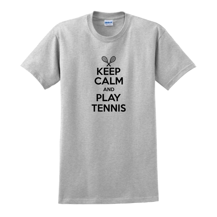 Keep calm and play tennis t-shirt