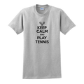 Keep calm and play tennis t-shirt