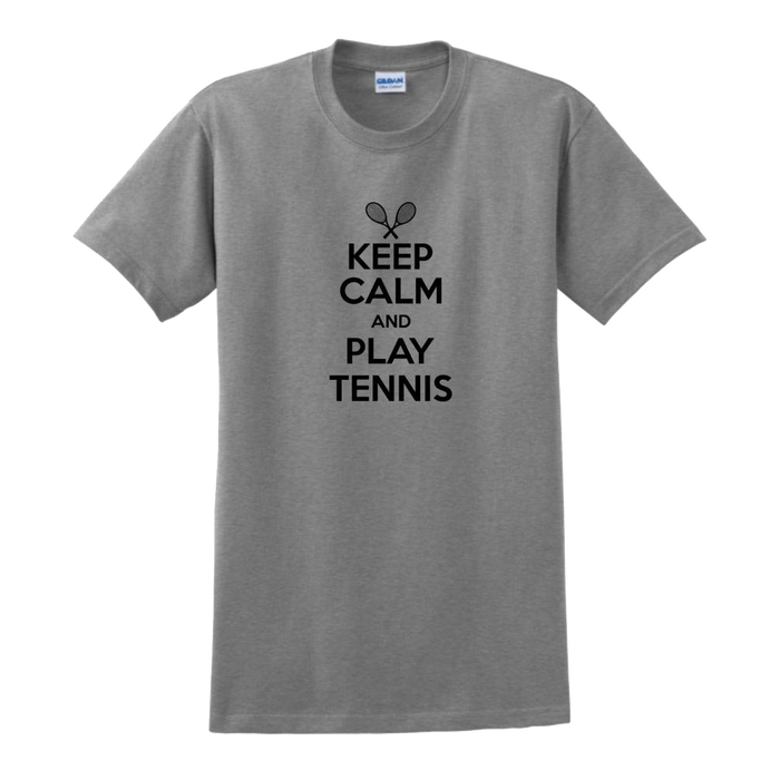 Keep calm and play tennis t-shirt