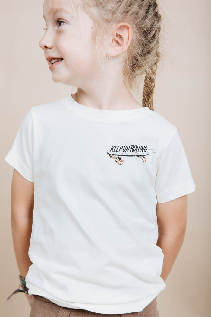 Keep On Rolling Shirt for Kids by The Bee and The Fox