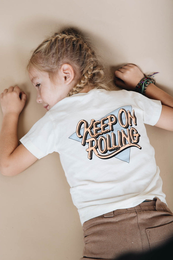 Keep On Rolling Shirt for Kids by The Bee and The Fox