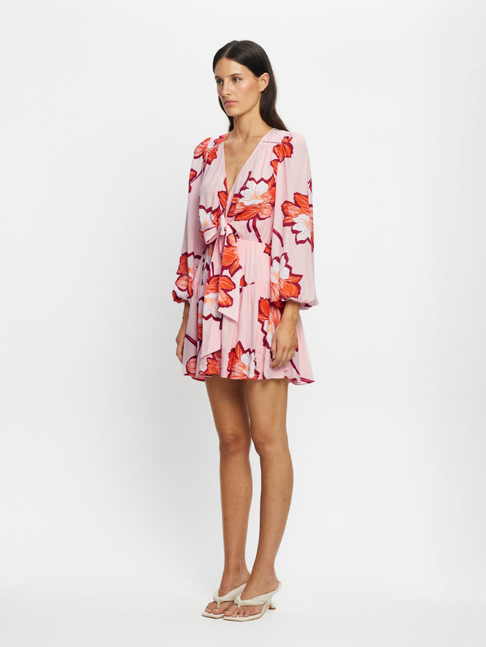 Lani Tie Front Mini Dress