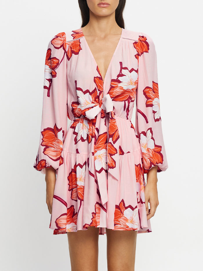 Lani Tie Front Mini Dress