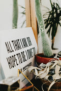 Letterpress: I Owe To My Mother by The Bee and The Fox