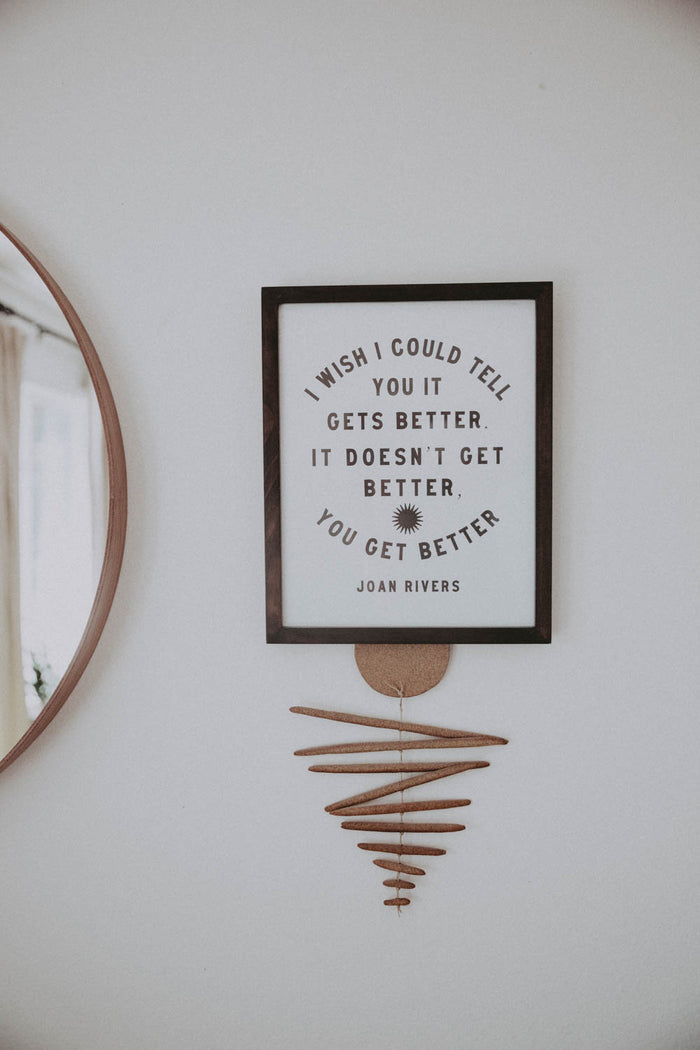 Letterpress: Joan Rivers by The Bee and The Fox