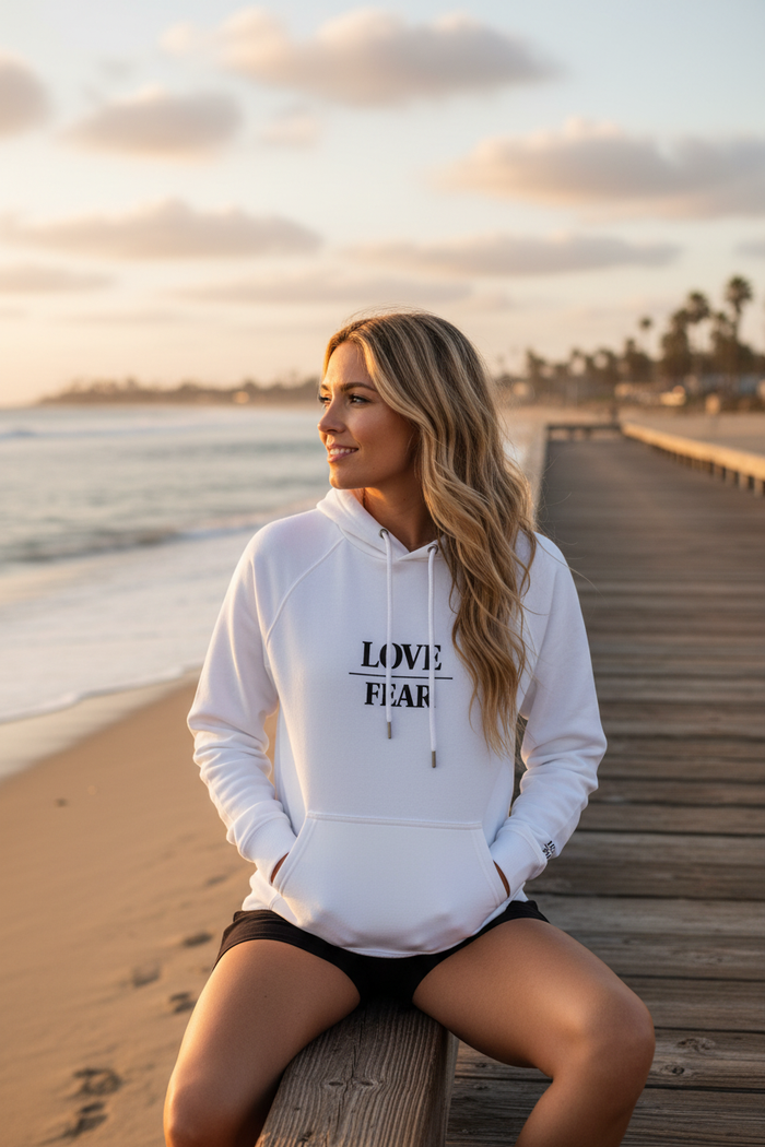 Little Black Heart Hoodie Lifestyle Mockup