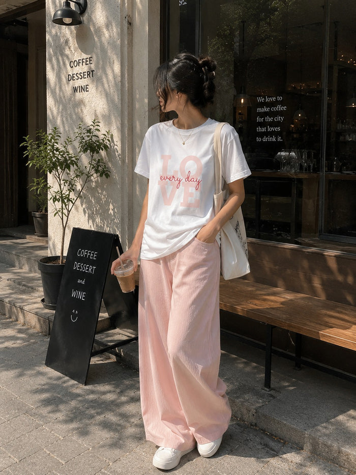 Love Every Day Tee — Inspirational Casual Graphic Shirt