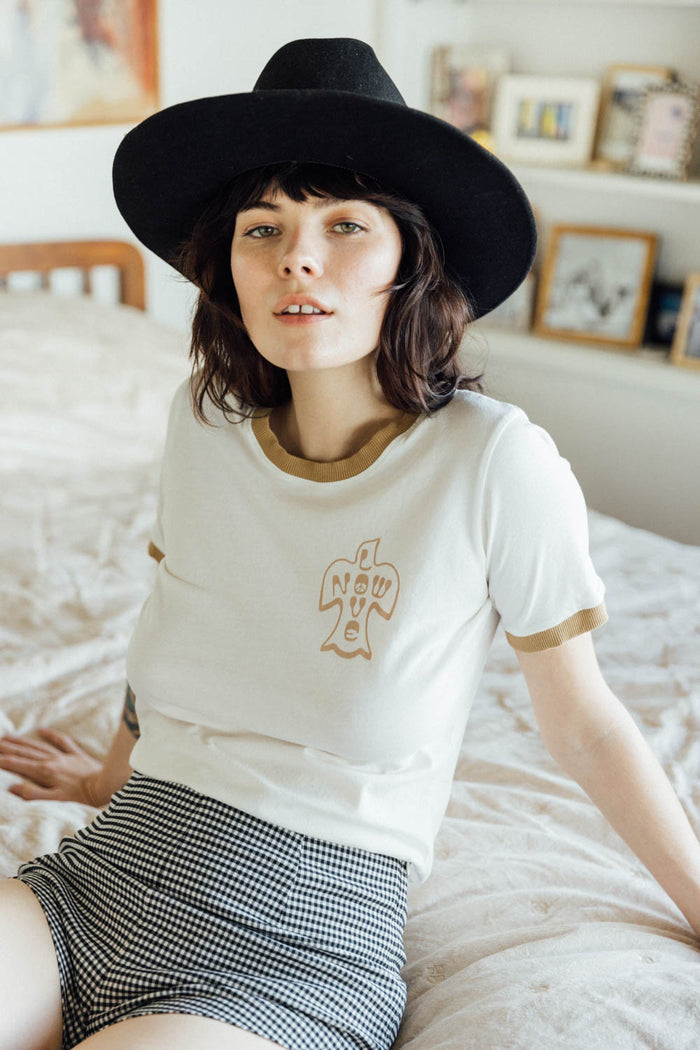 Love Now Fitted Ringer by The Bee & The Fox
