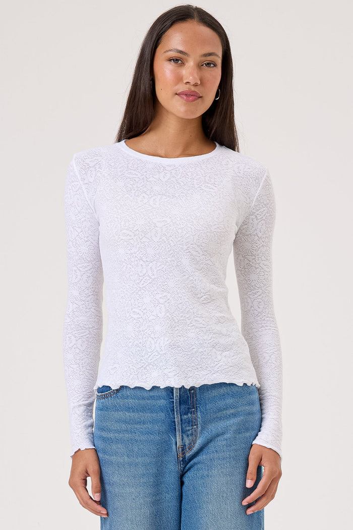 Love Story Long Sleeve Tee - Goldie LeWinter #color_white