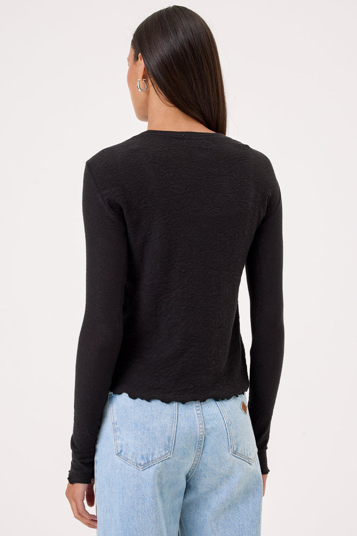 Love Story Long Sleeve Tee - Goldie LeWinter #color_black