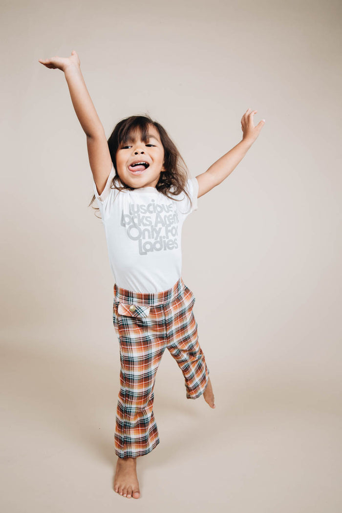 Luscious Locks Aren't Only for the Ladies Shirt for Kids by The Bee and The Fox