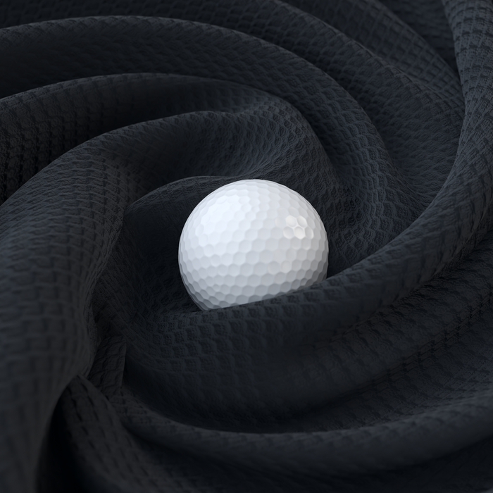 Golf Ball on the Blue Tees Magtowel