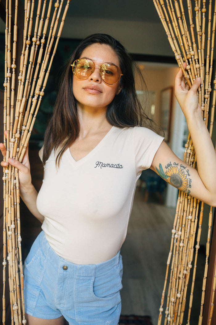 Mamacita V-Neck Shirt by The Bee and The Fox