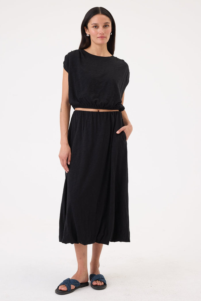 Marina Midi Skirt - Goldie LeWinter #color_black