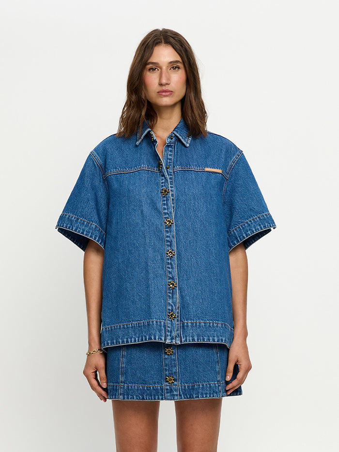 Marla Denim Shirt - Indigo