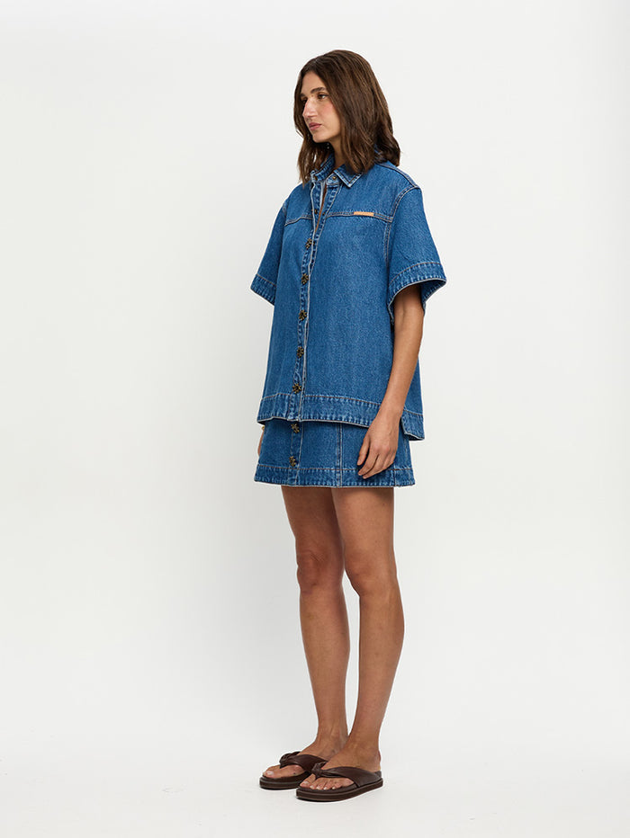 Marla Denim Shirt - Indigo