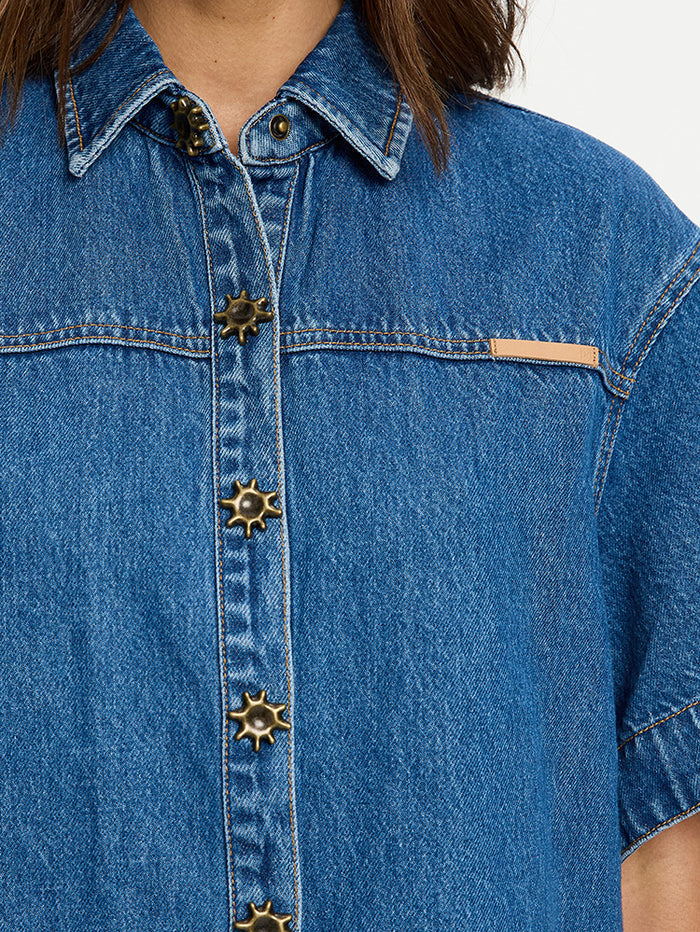 Marla Denim Shirt - Indigo