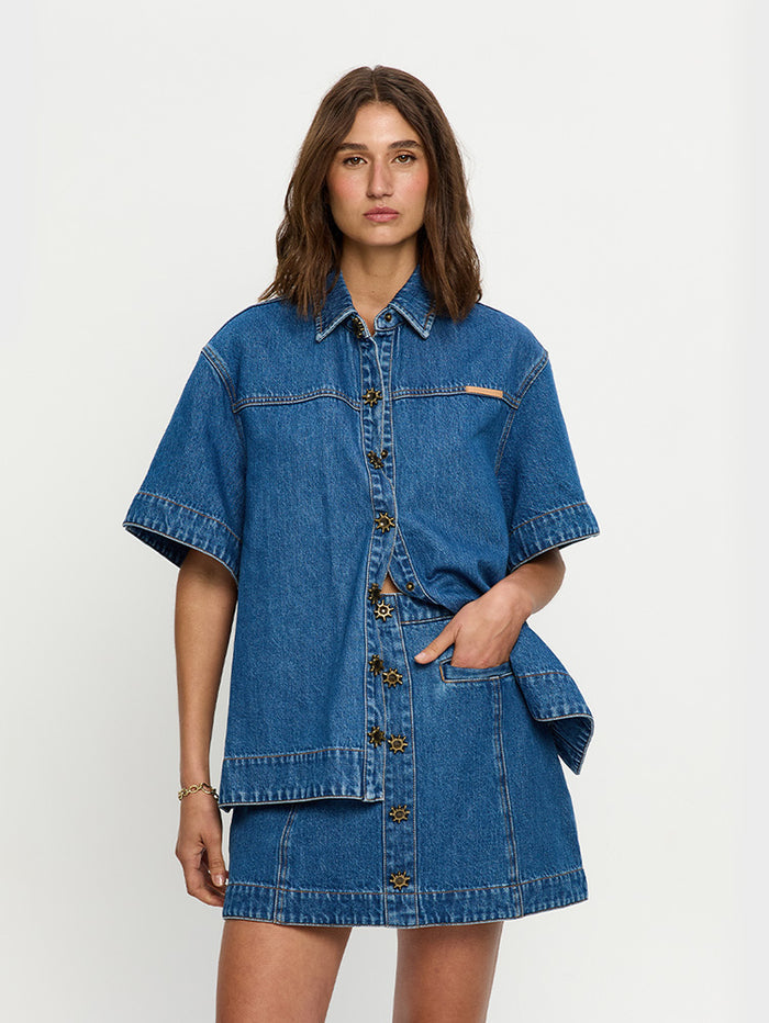Marla Denim Shirt - Indigo