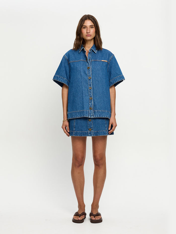 Marla Denim Shirt - Indigo