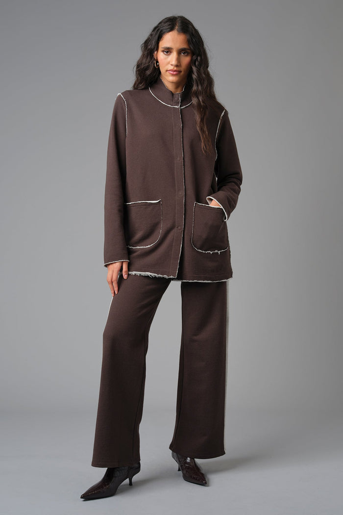 Melrose Utility Jacket - Goldie LeWinter #color_coffee - limited edition