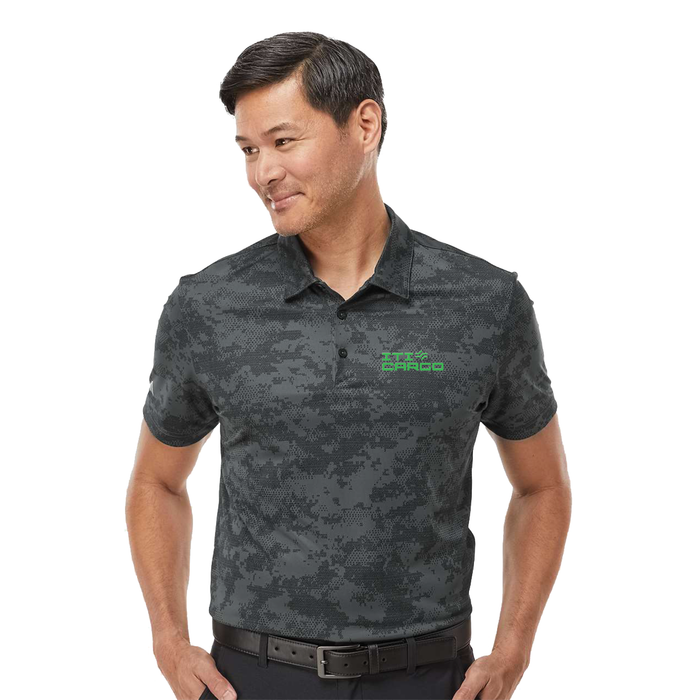 Adidas Men's All Over Camo Print Polo