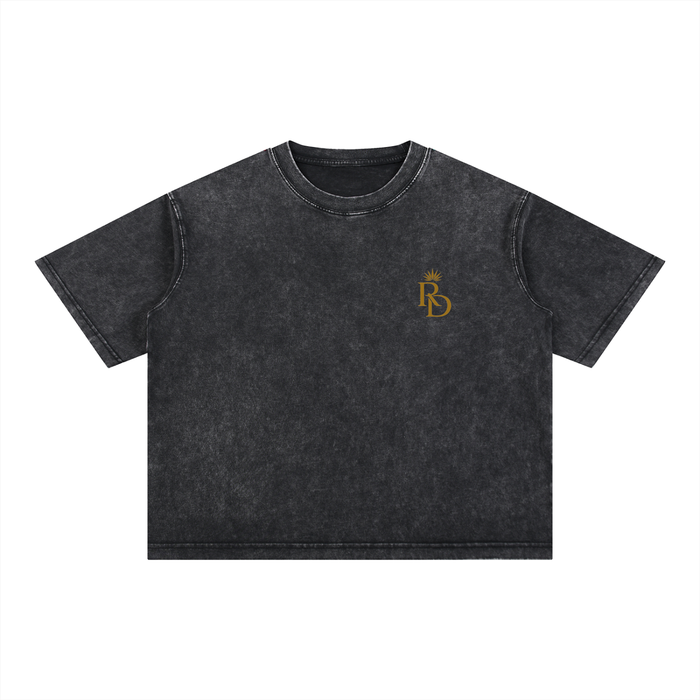 Mineral Wash Boxy Cotton T-Shirt