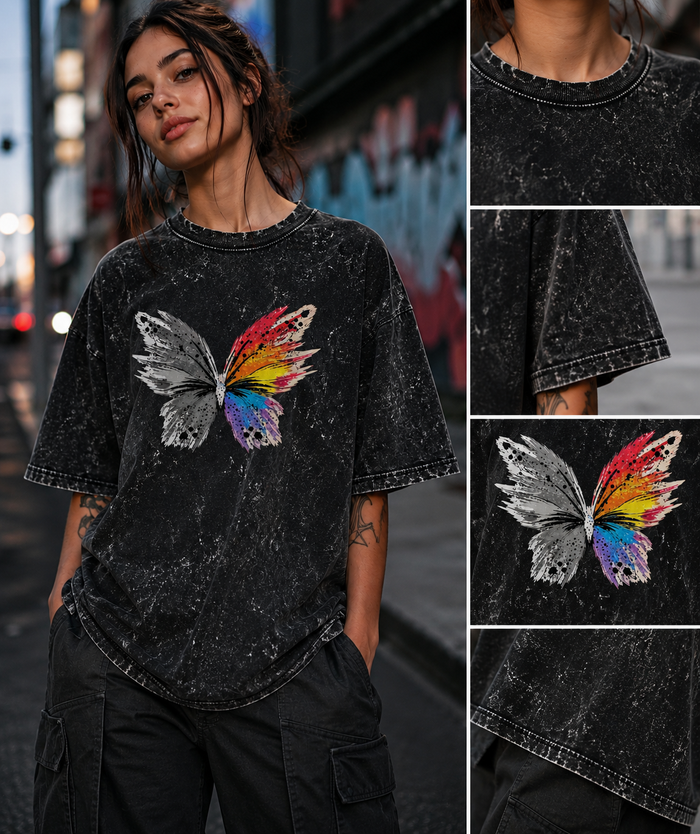 Mineral Wash Oversized T-Shirt