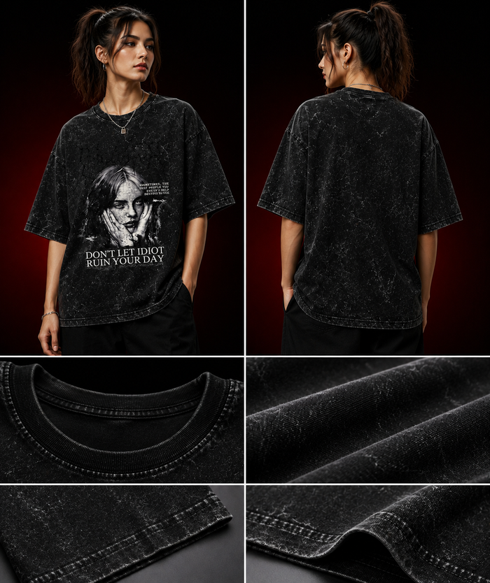 Mineral Wash Oversized T-Shirt