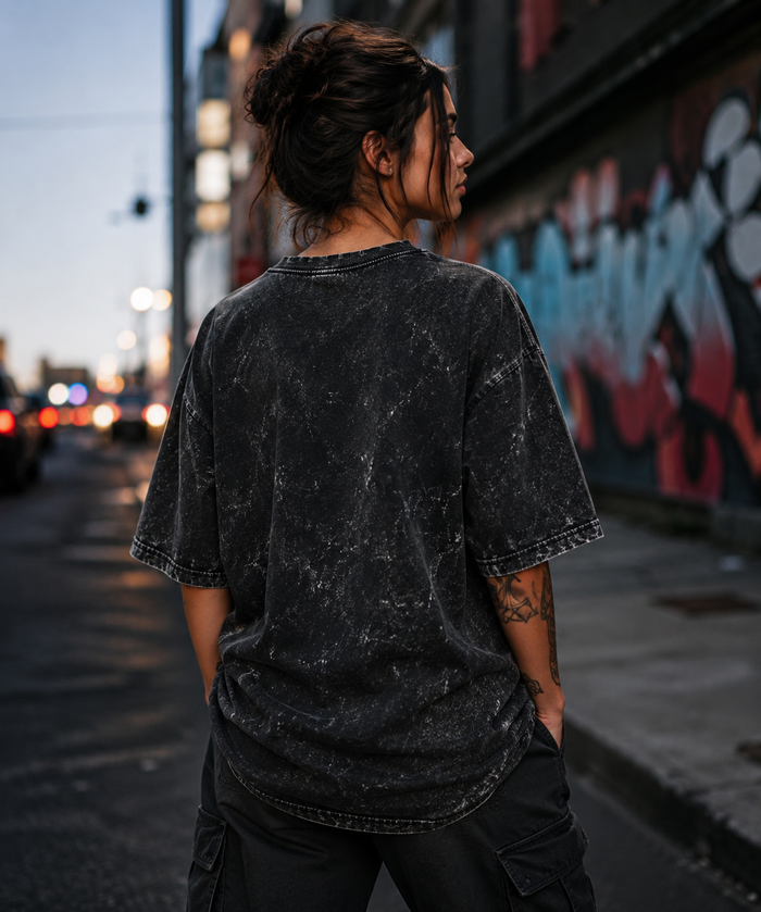 Mineral Wash Oversized T-Shirt