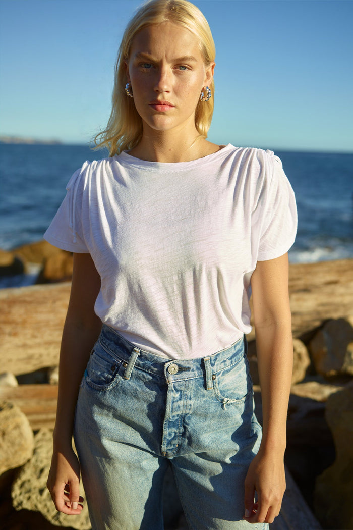 Modern Muse Tee - Goldie LeWinter #color_white