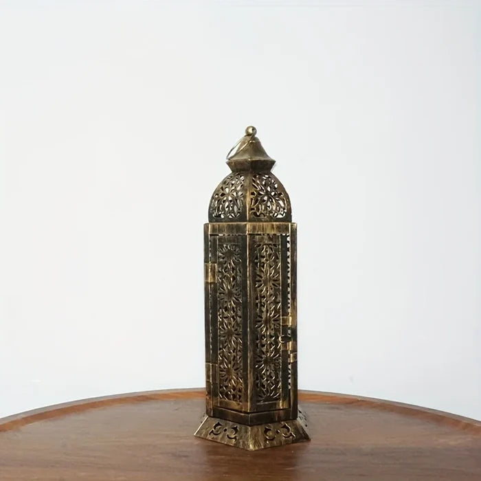 Moroccan Metal Lantern Candelabra