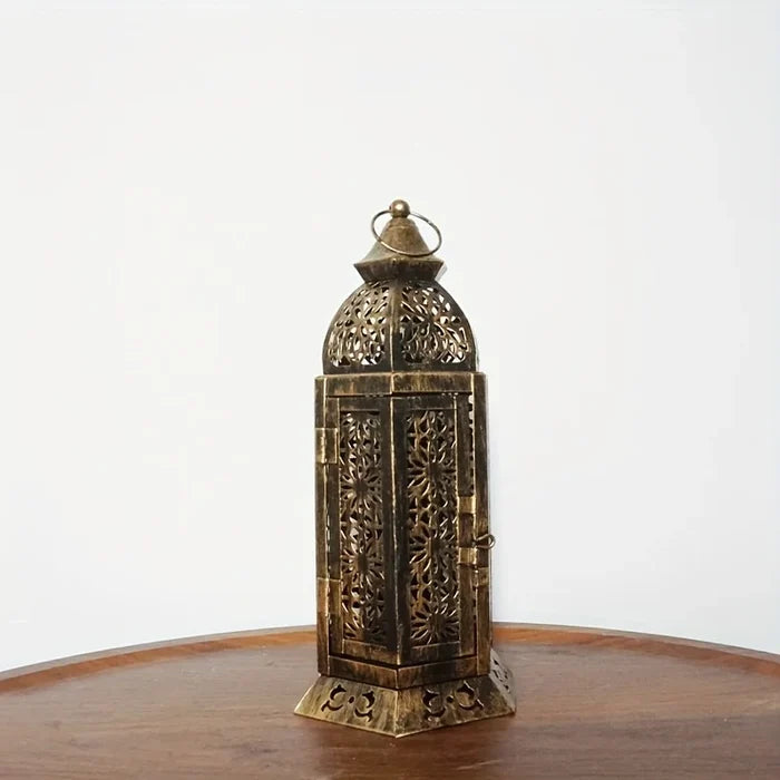 Moroccan Metal Lantern Candelabra