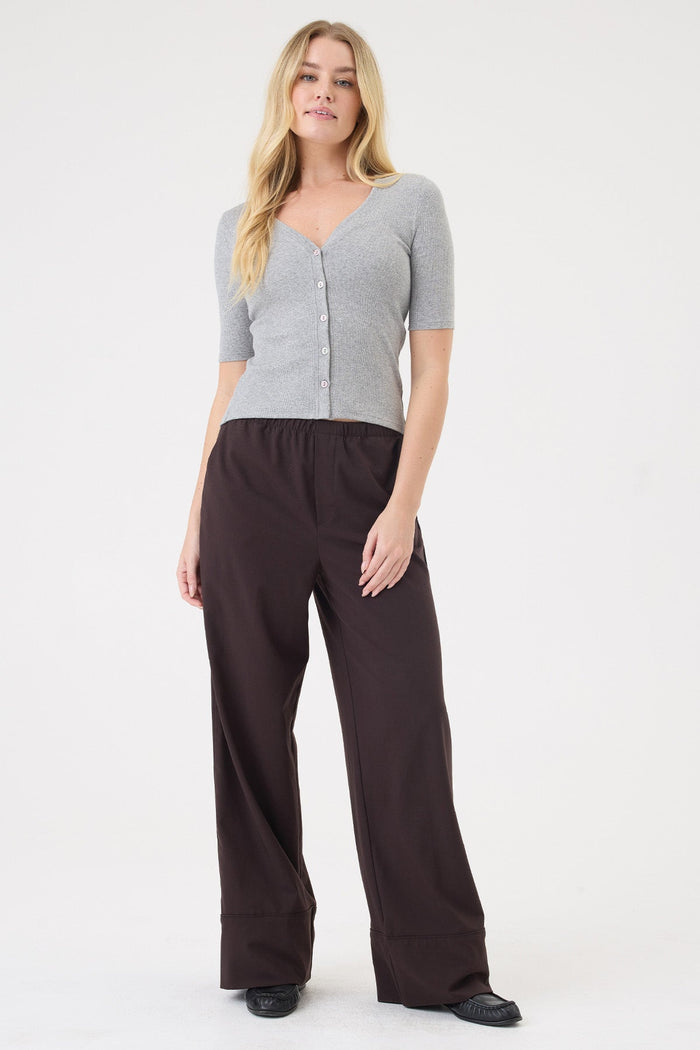 Nathalie Cardigan - Goldie LeWinter #color_gray heather