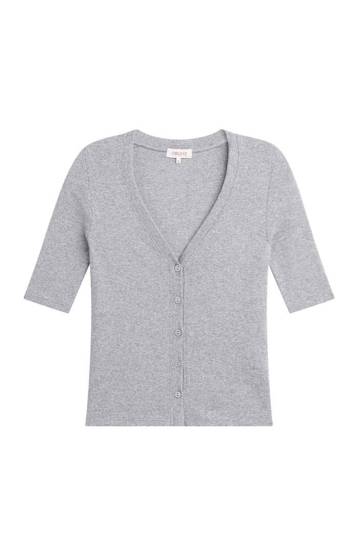 Nathalie Cardigan - Goldie LeWinter #color_gray heather