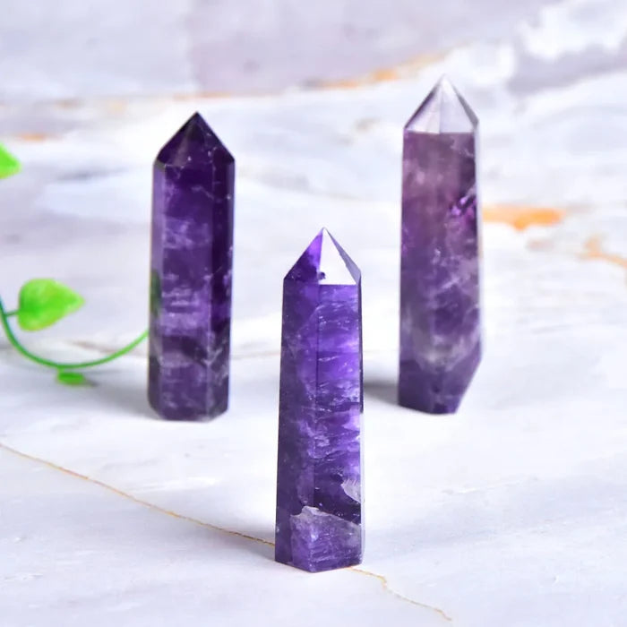 Natural Amethyst Crystal Point