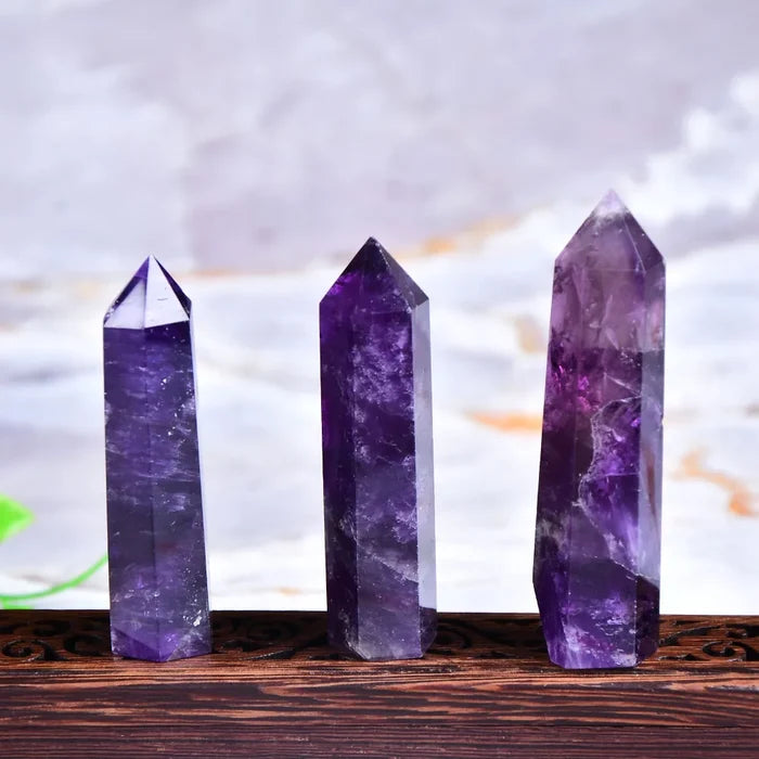 Natural Amethyst Crystal Point