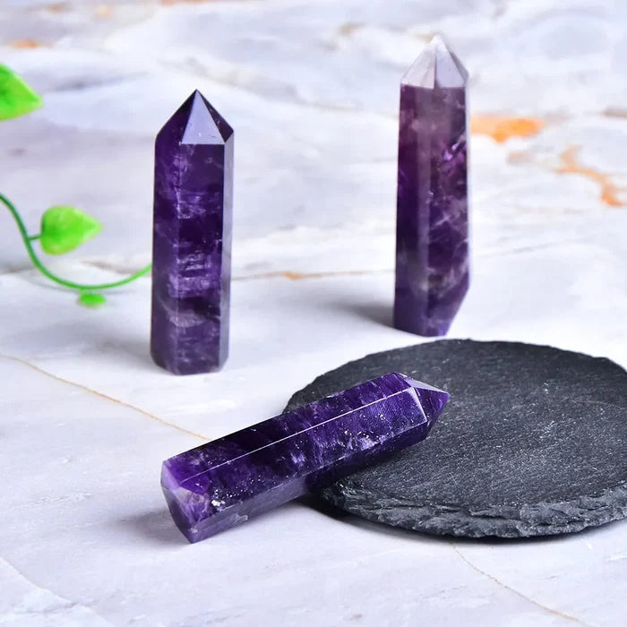 Natural Amethyst Crystal Point