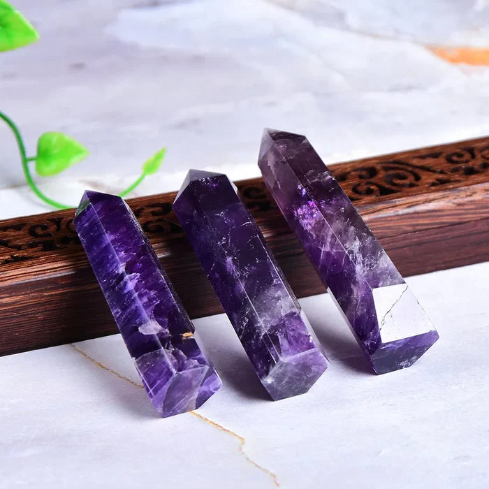 Natural Amethyst Crystal Point