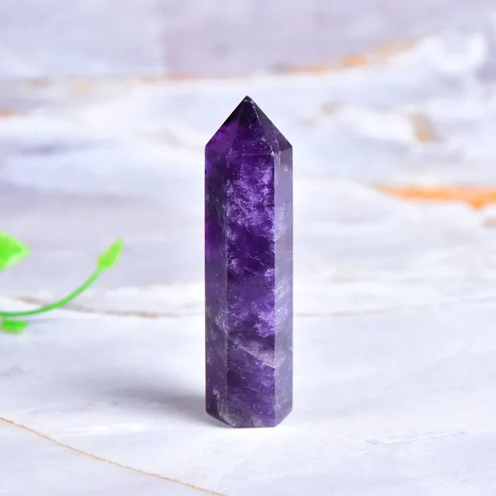 Natural Amethyst Crystal Point