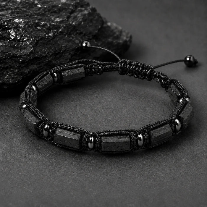 Natural Stone Beaded Bracelet, Adjustable Crystal Bracelet