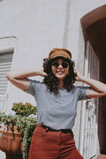 Navy & White Stripes Ringer Tee  by The Bee & The Fox