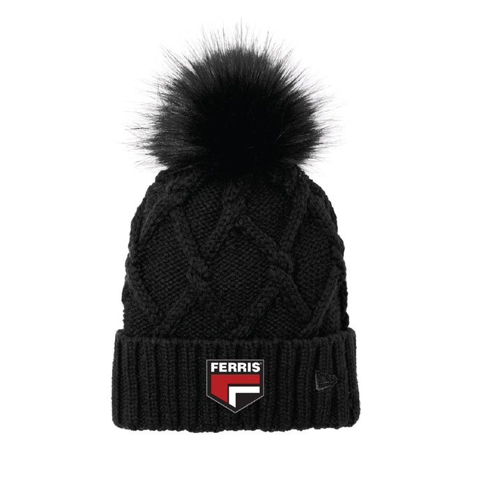 New Era Faux Fur Pom Beanie Employee