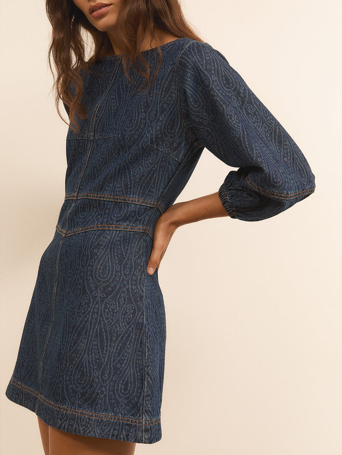 Nixie Denim Mini Dress