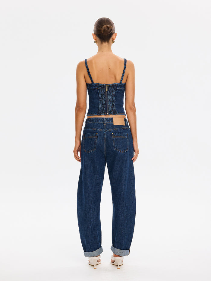 Nixie Denim Top