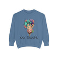 No Signal Graphic Sweatshirt — Floral Portrait Garment-Dyed Crewneck